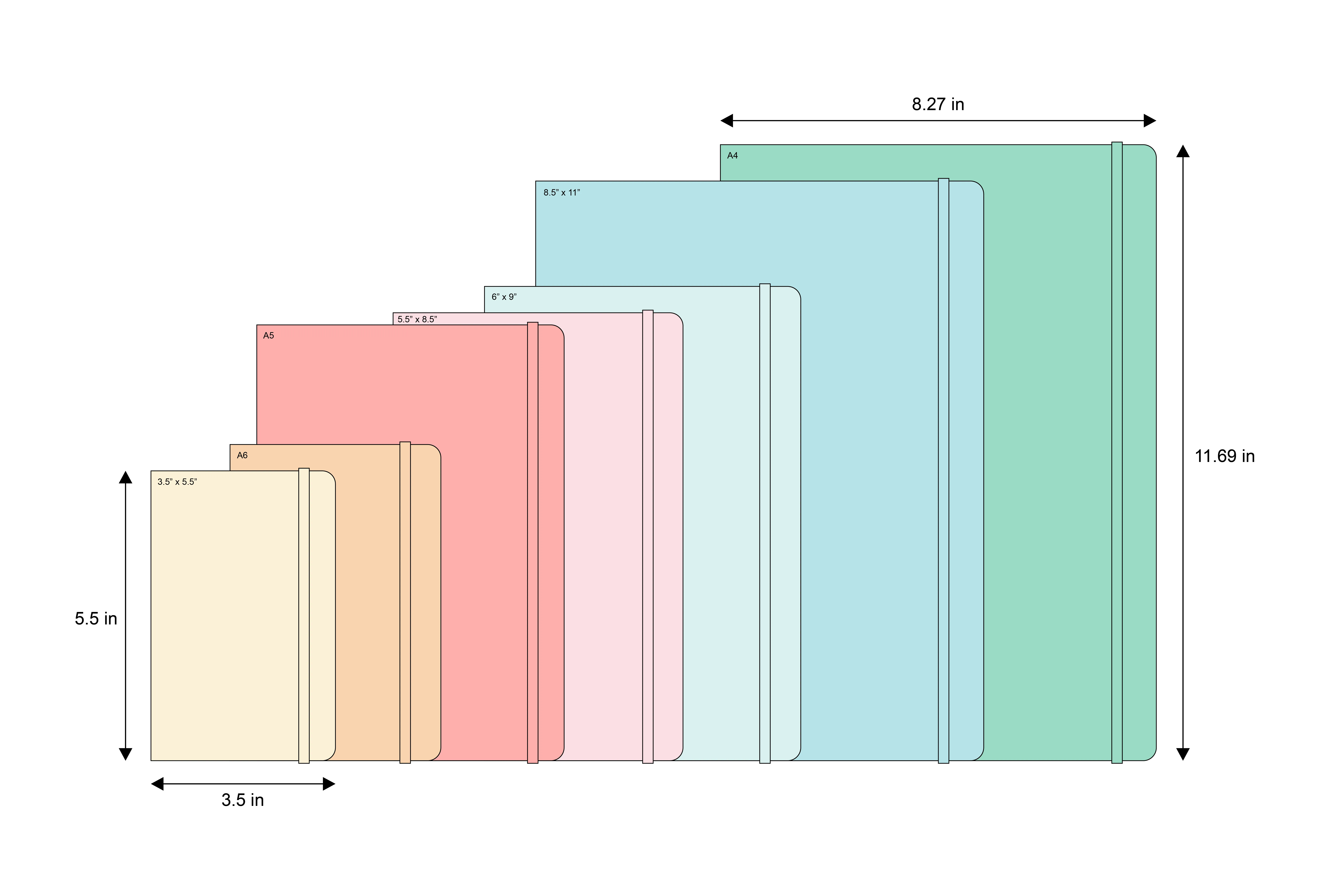 prayer journal sizes