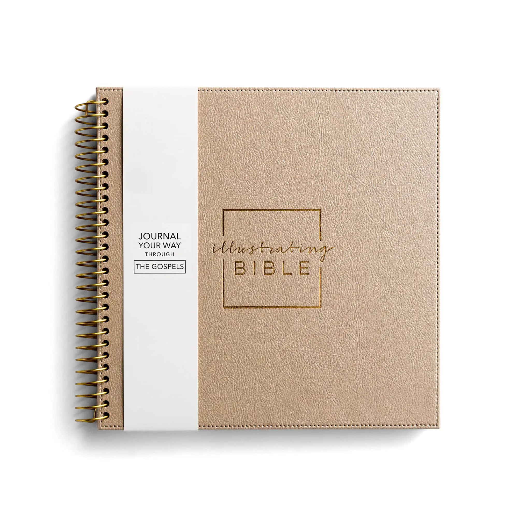 spiral hardcover leather book