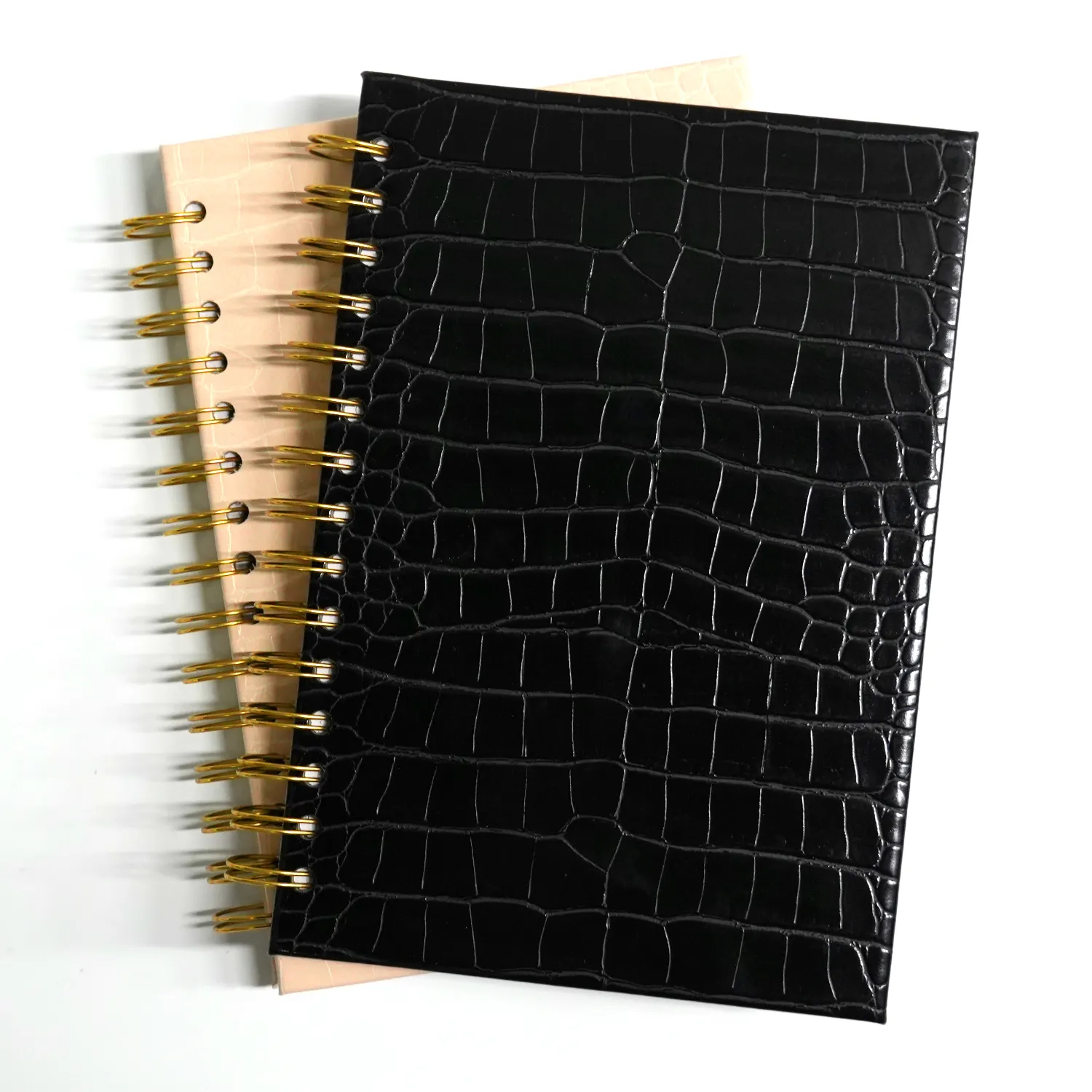 wire-o leather book