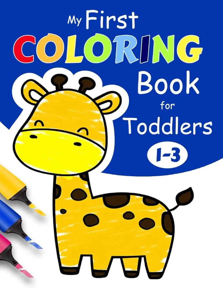 1-3 age coloring book