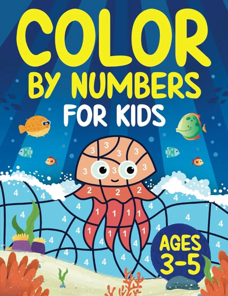 3-5 age coloring book