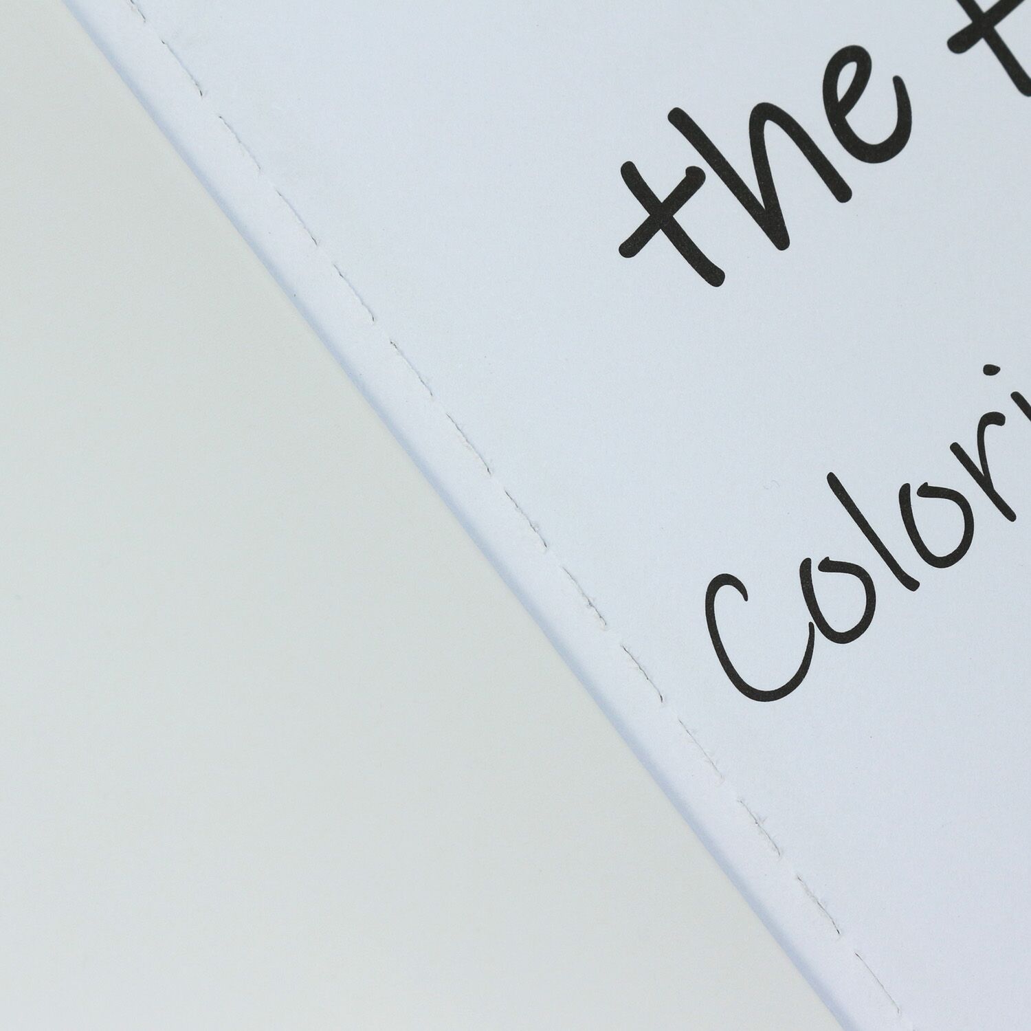 coloring book with perforated page