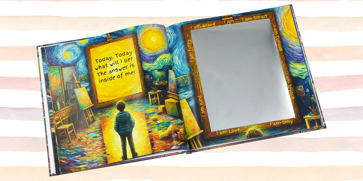 children's book with mirror