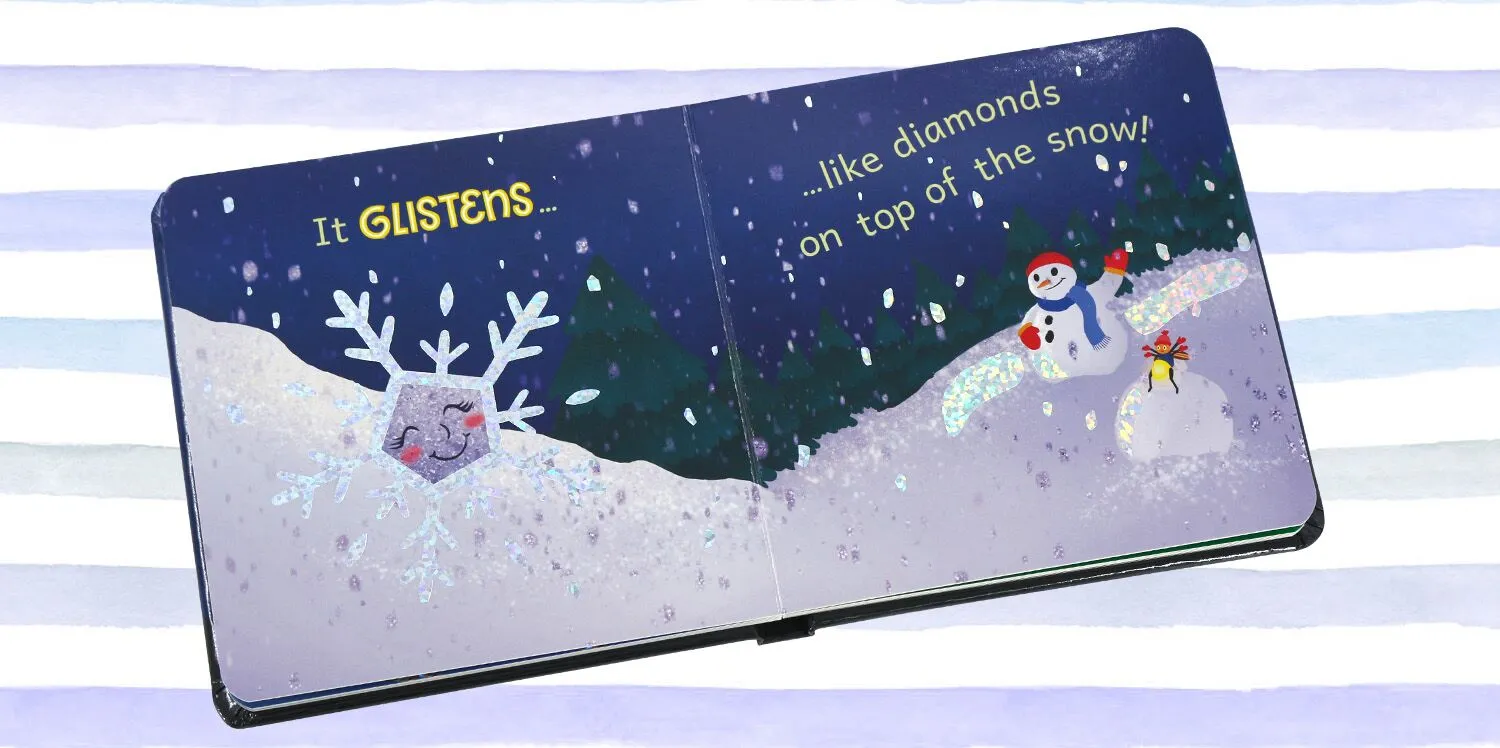 glitter board book