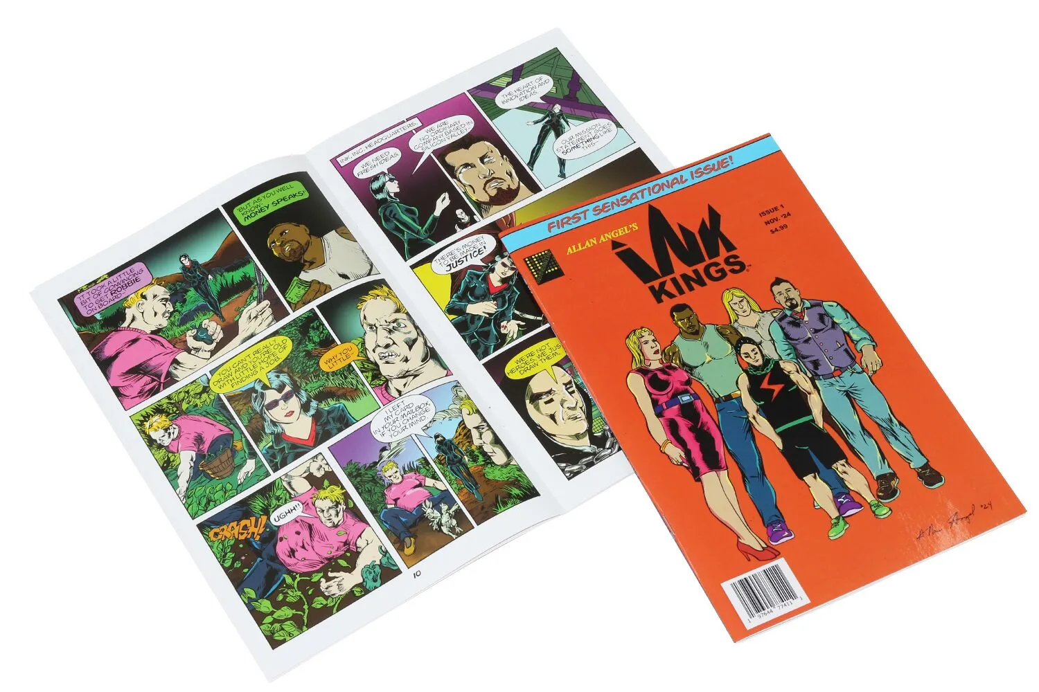 saddle stitch comic book printing-1