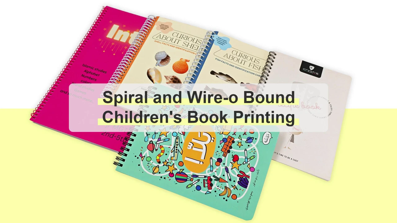 Spiral and Wire-o Bound Children Book Printing