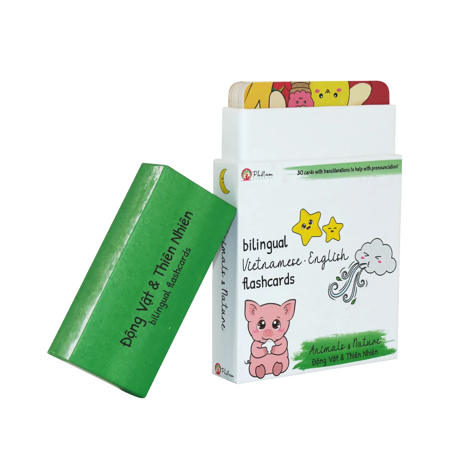flashcard with shoulder neck rigid box