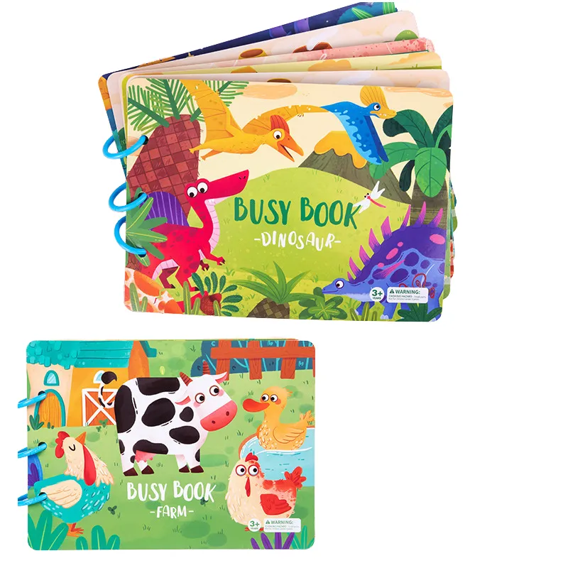 3 ring binder busy book