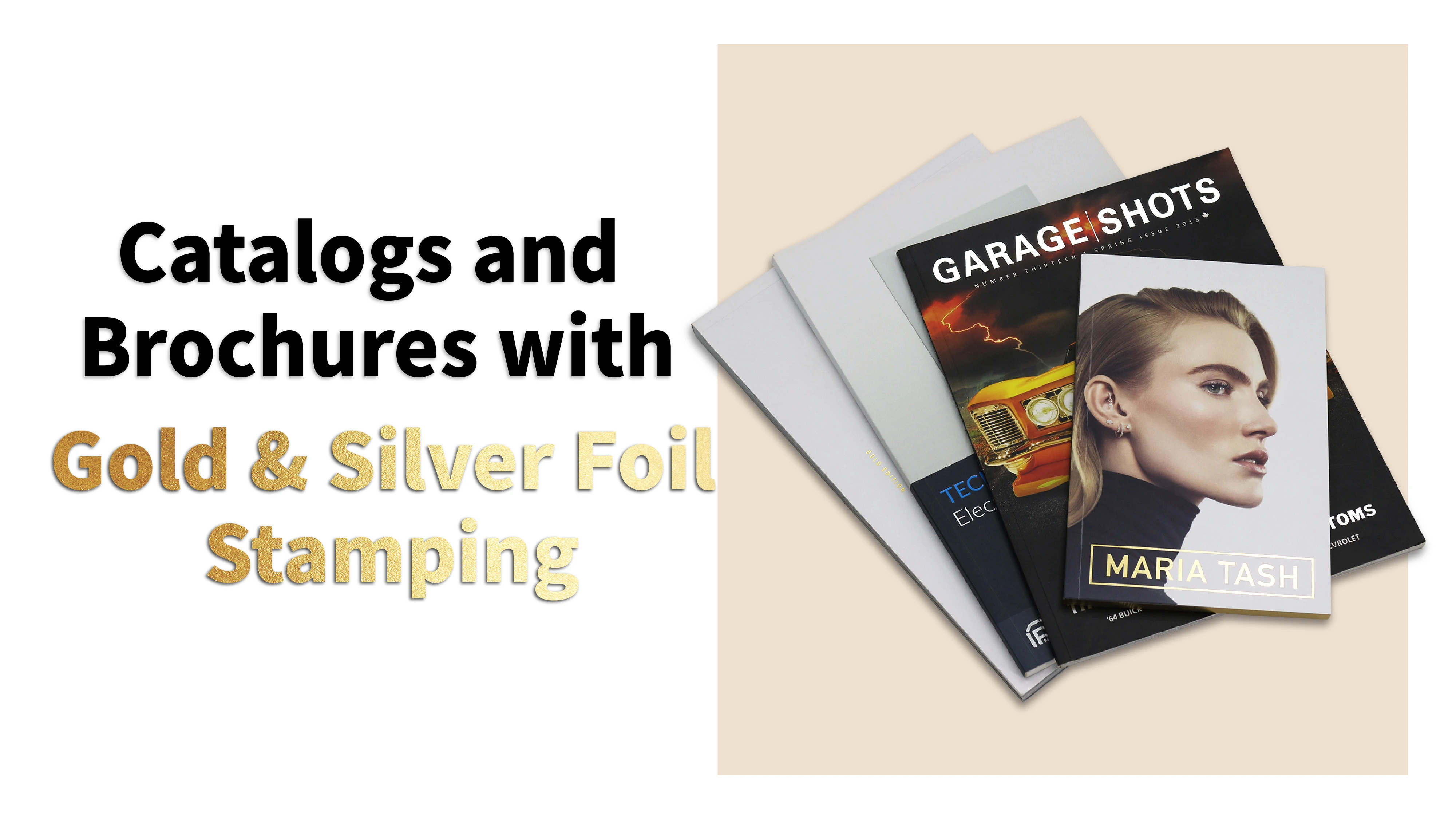 Catalogs and Brochures with Gold and Silver Foil Stamping