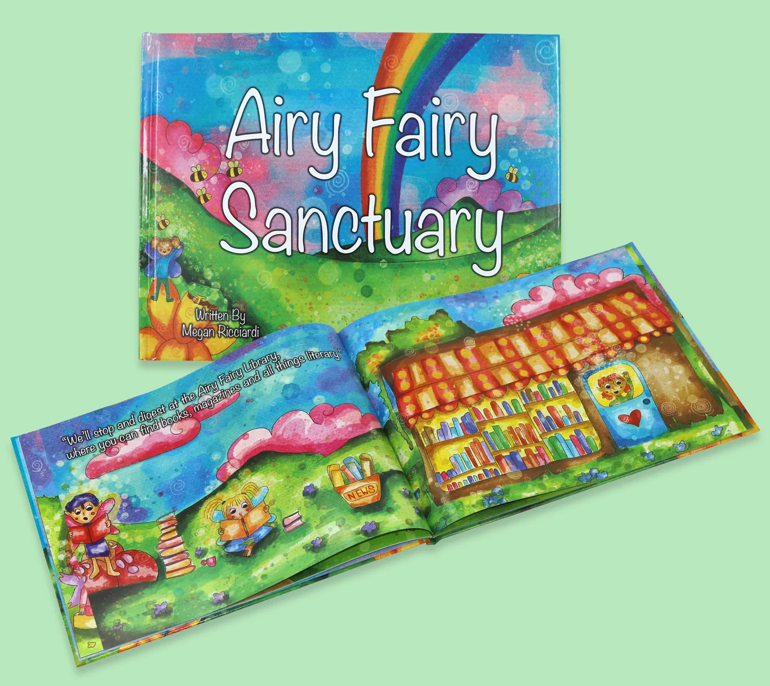 hardcover landscape children's book printing