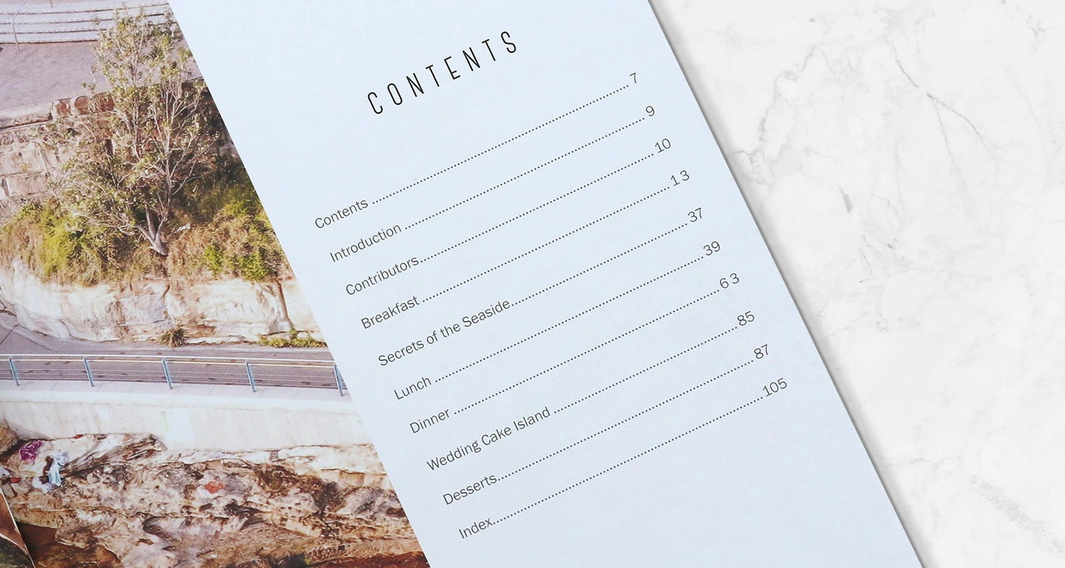 Designing the Table of Contents