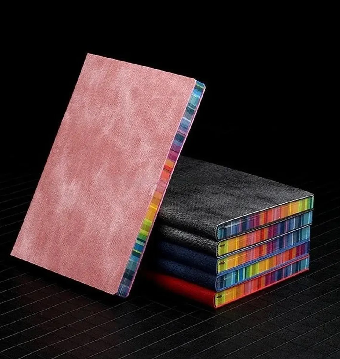 flexibound bound book with sprayed edges