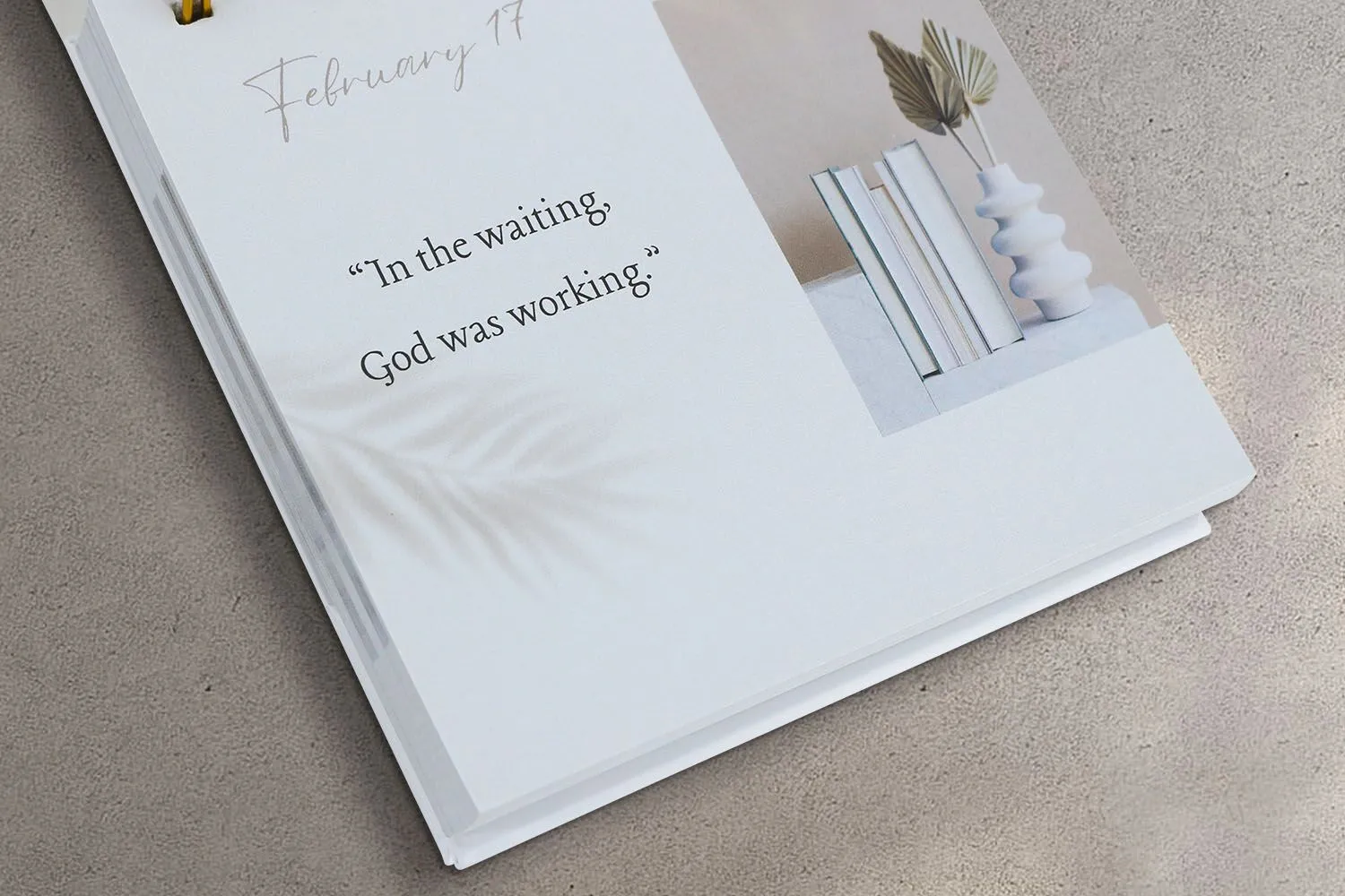 calendar with uncoated paper