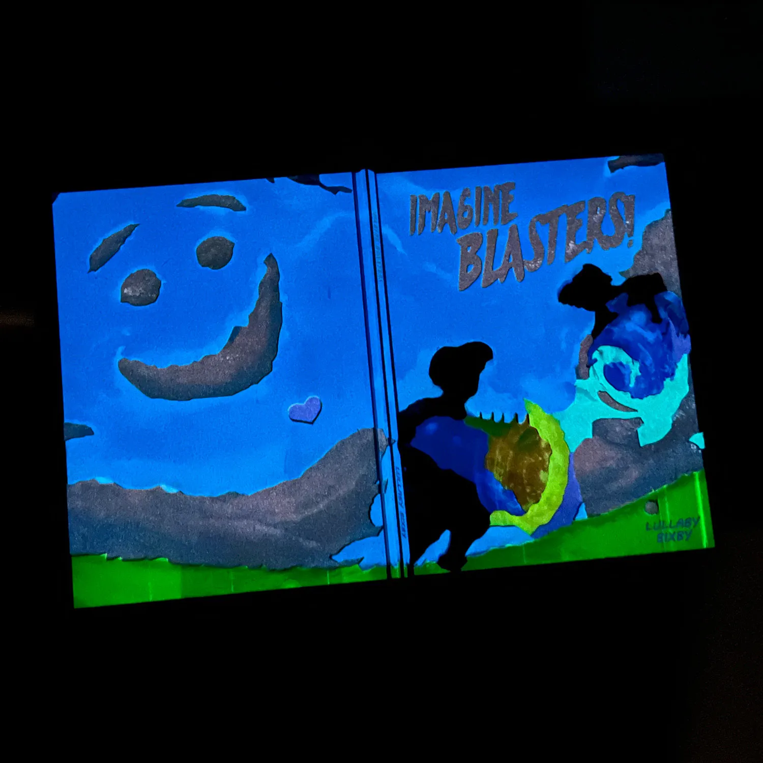glow in dark book printing service