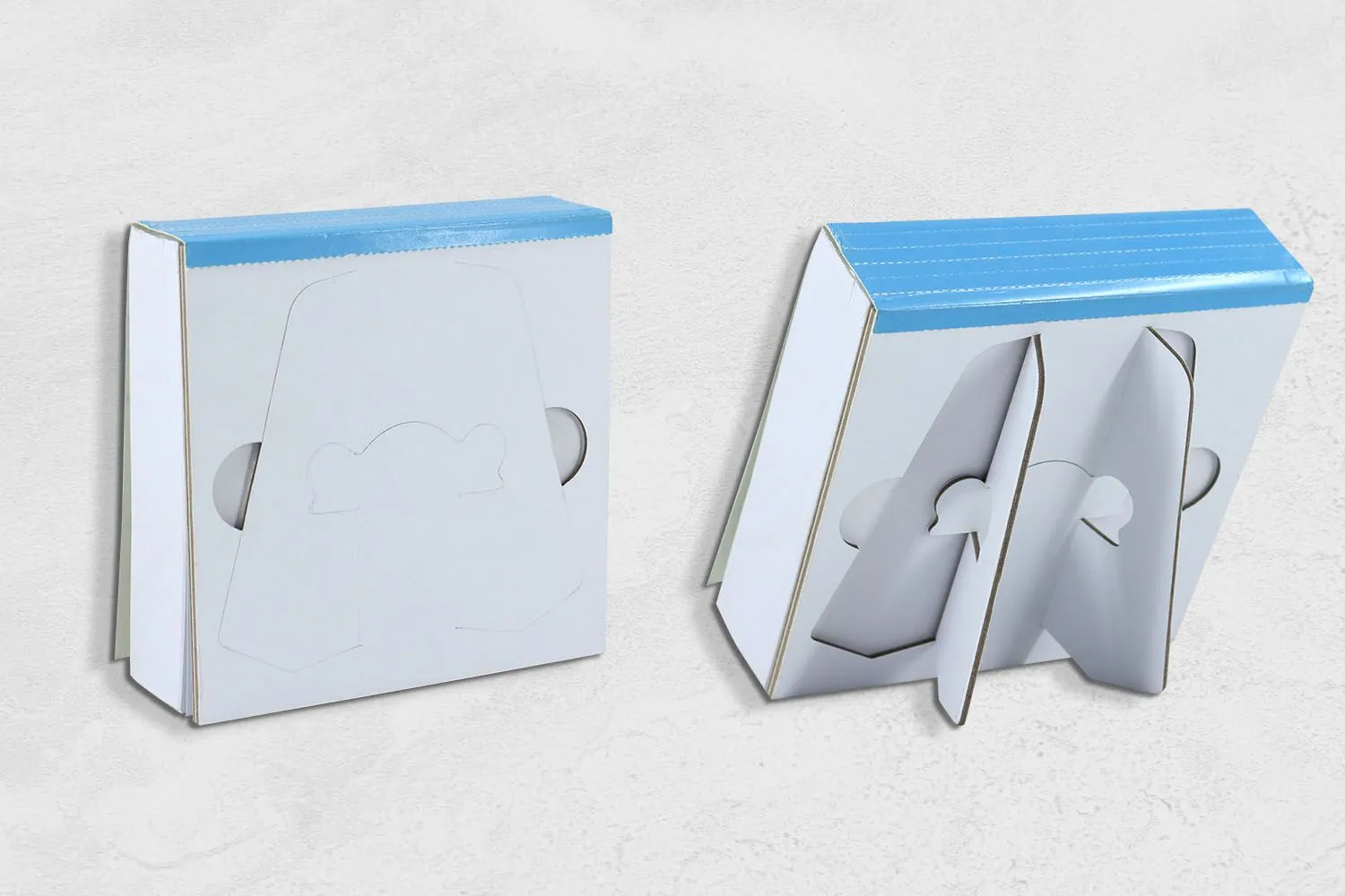 notepad binding with easel backing