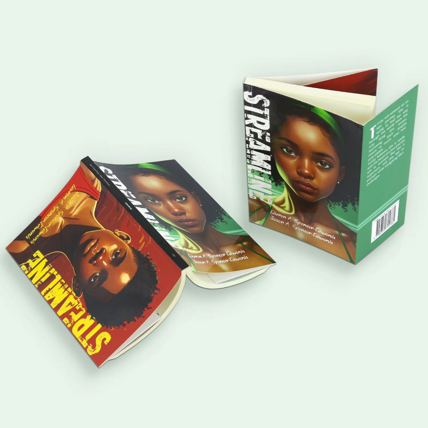 softcover book printing with flap