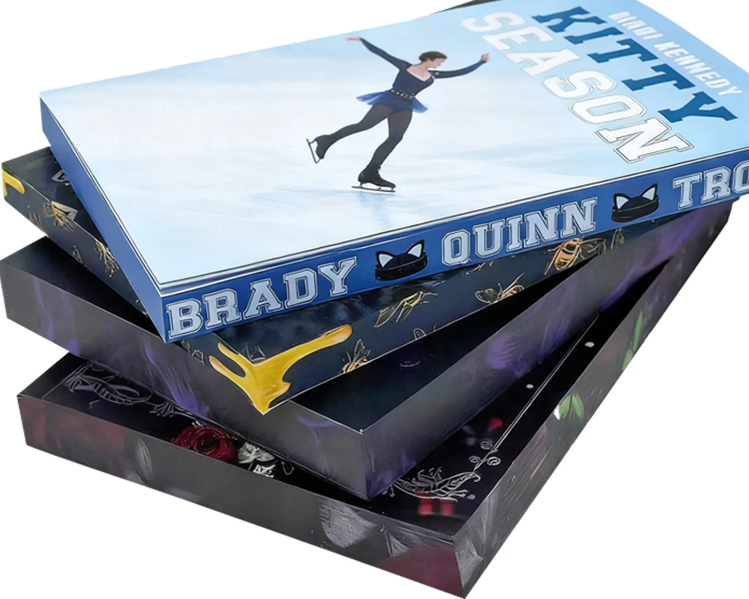 softcover book with sprayed edges