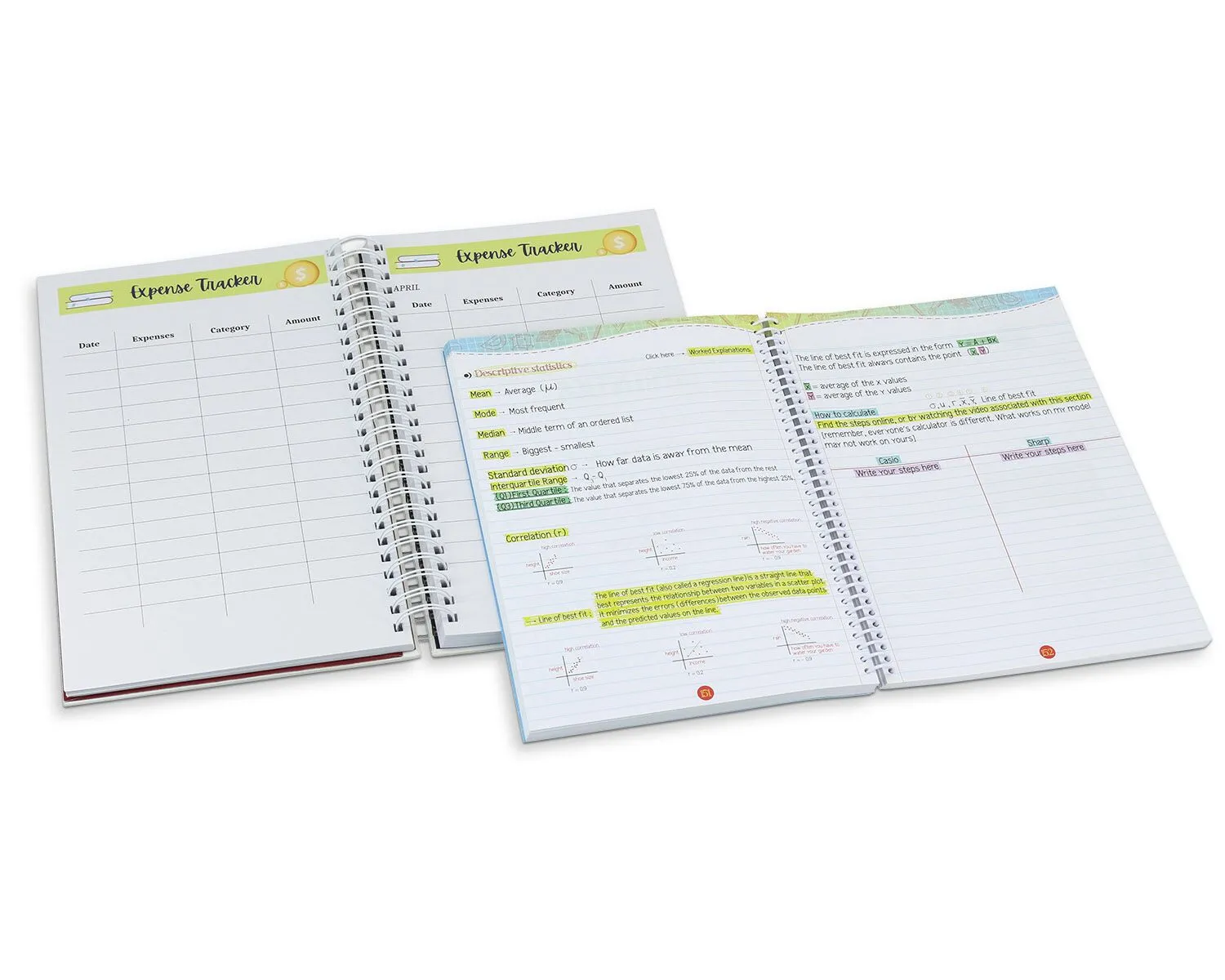 spiral or wire bound large format book