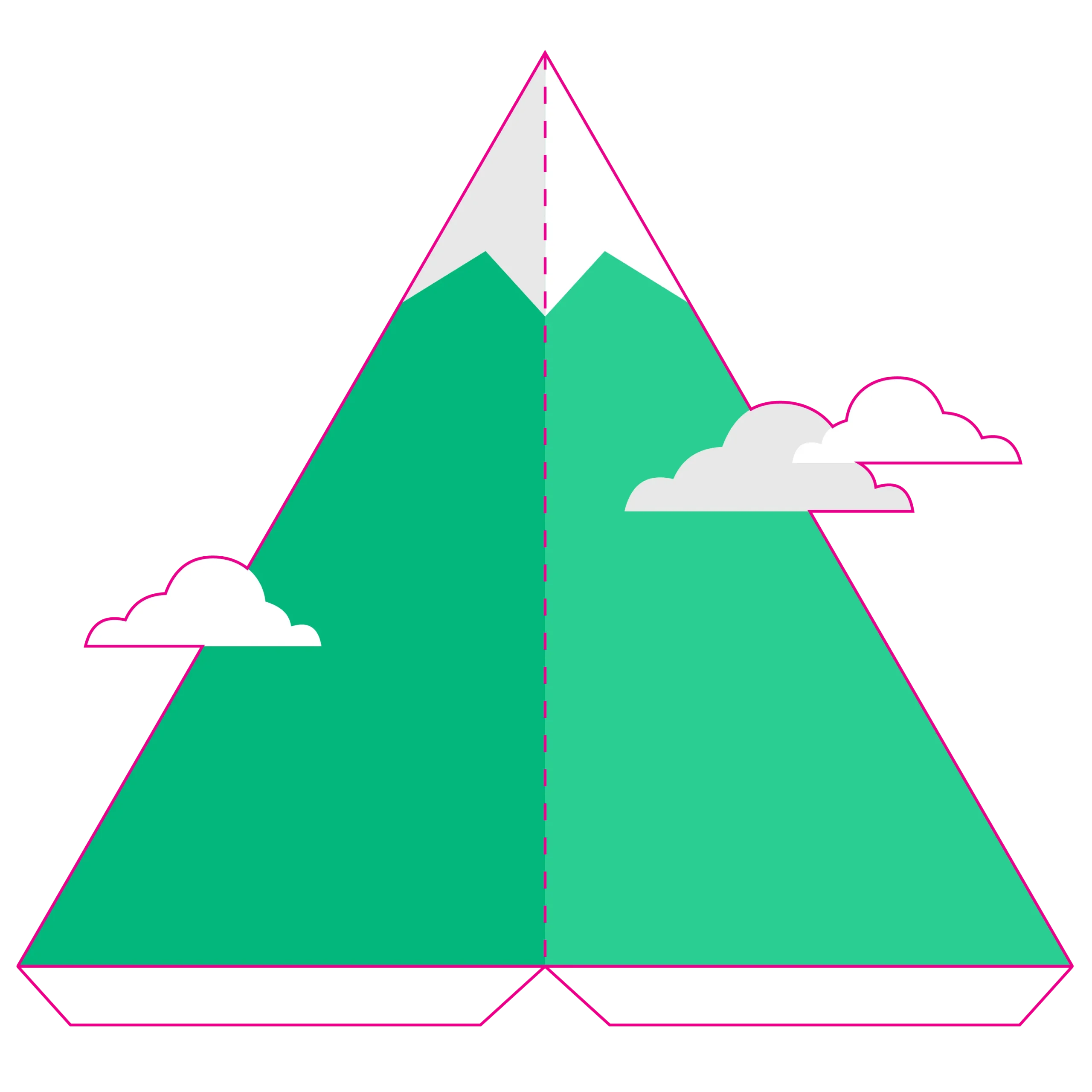 dielines for interactive book