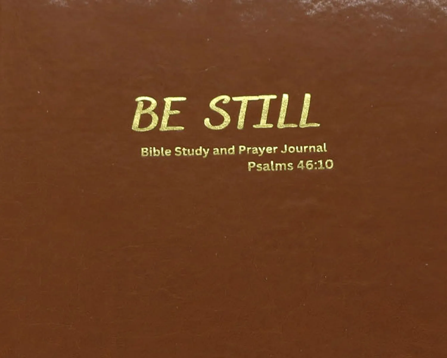 foil stamping on leather cover