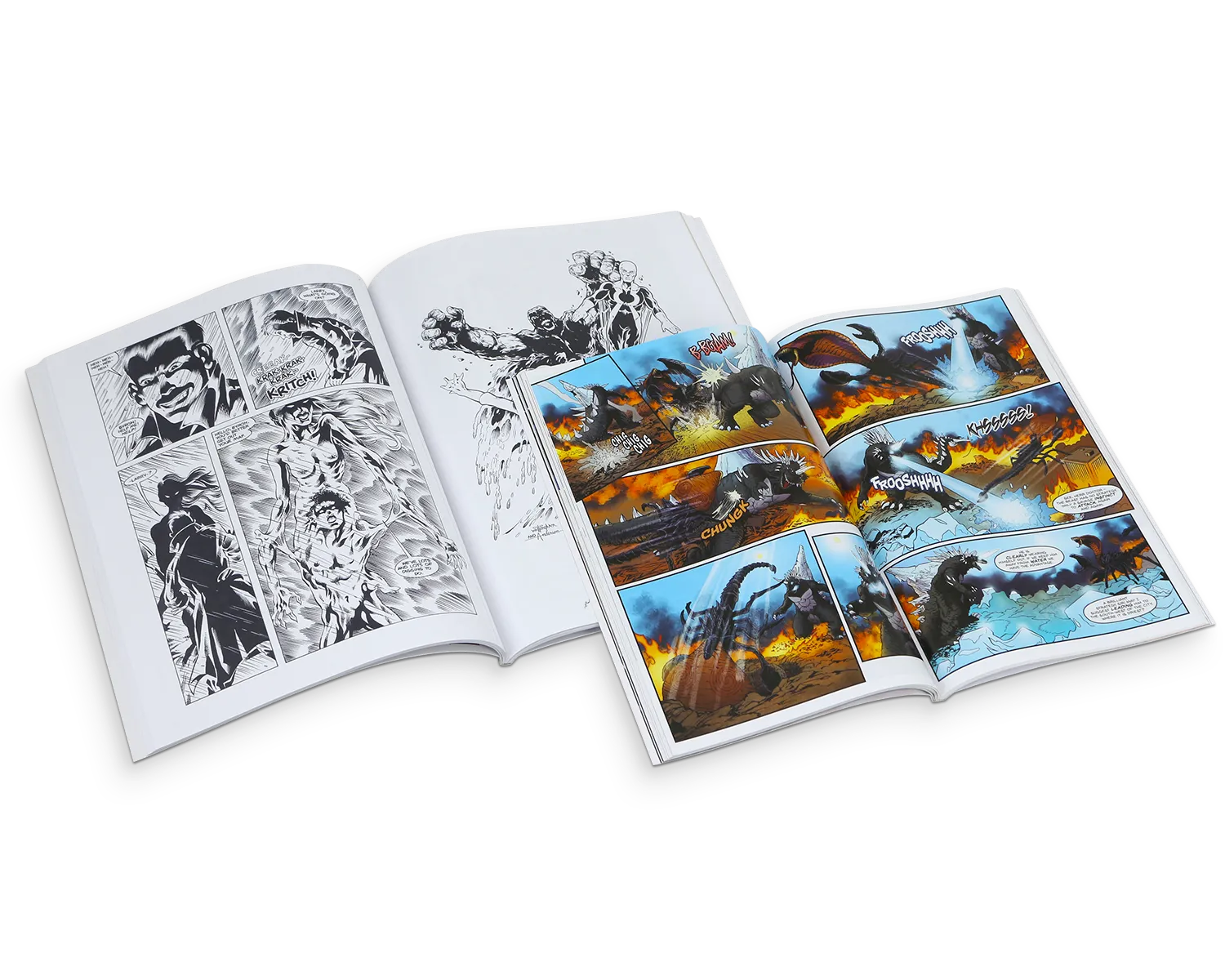 full color or black and white manga printing