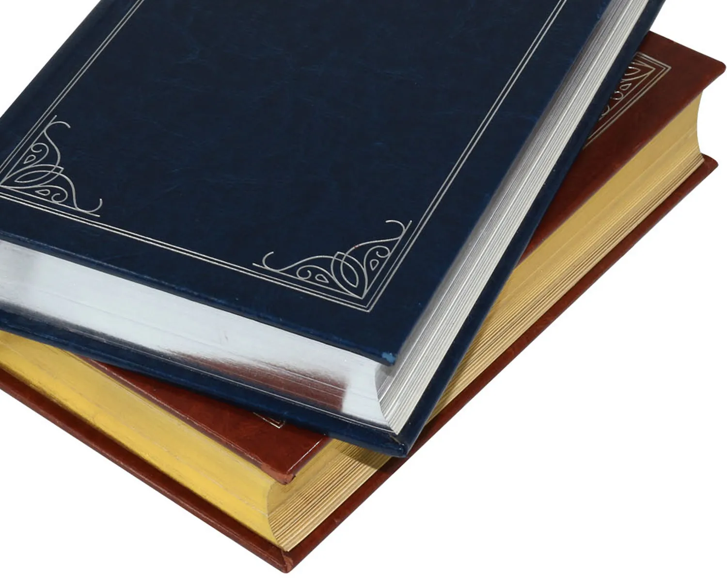 leather book with gilded edges