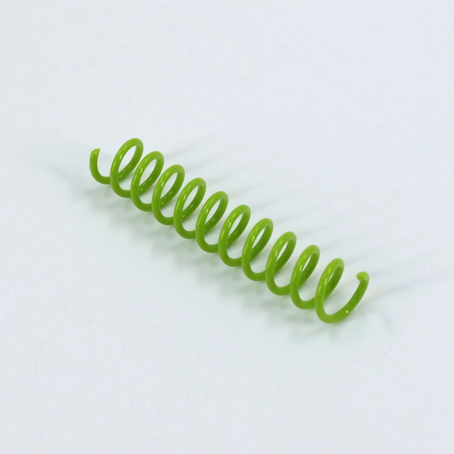 plastic coil yellow green