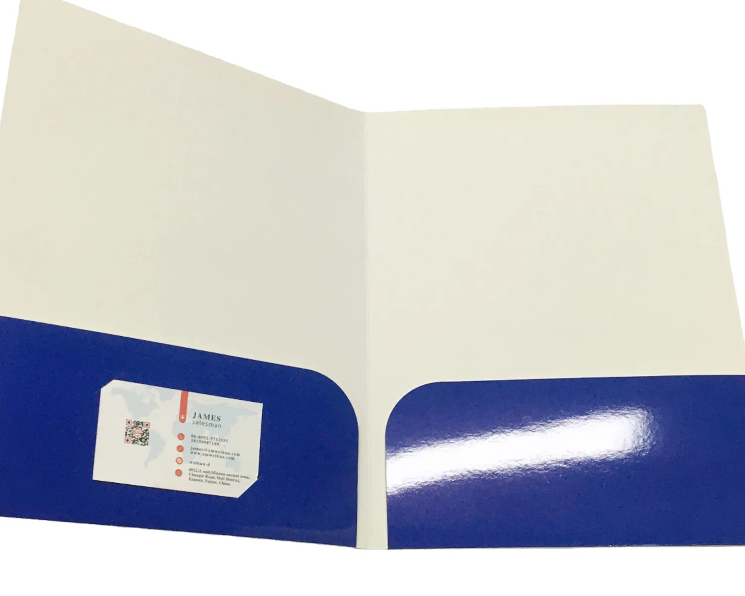 coated one side paper folder