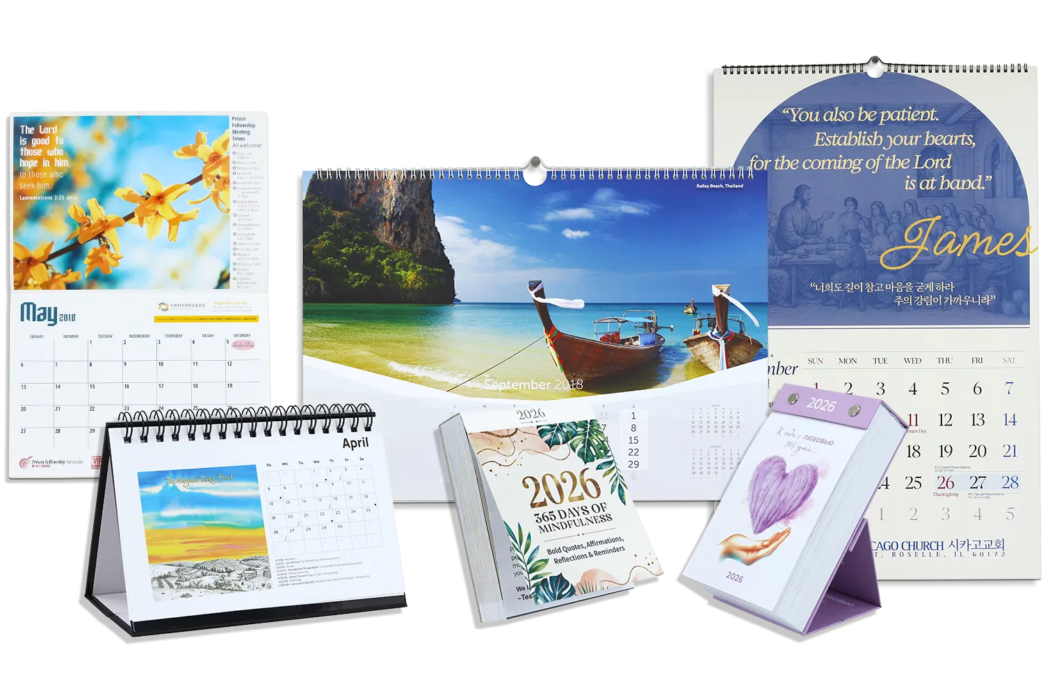 custom calendar printing