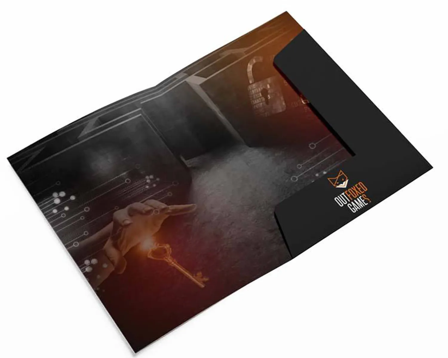 glossy art paper folder