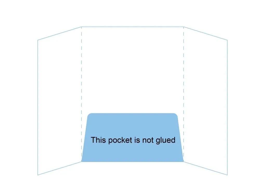 one pocket gate fold folder