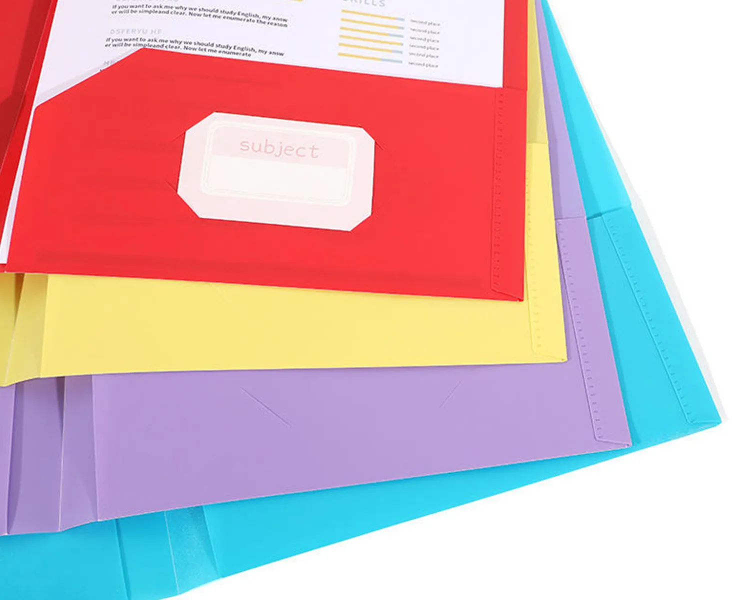 plastic folder printing