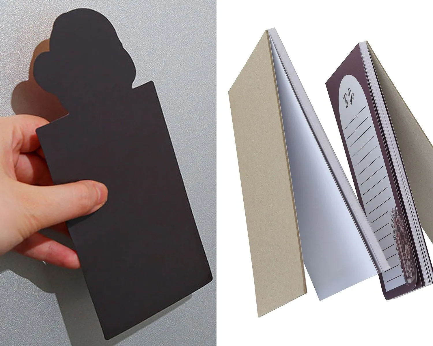 cardboard backing and magnetic backing