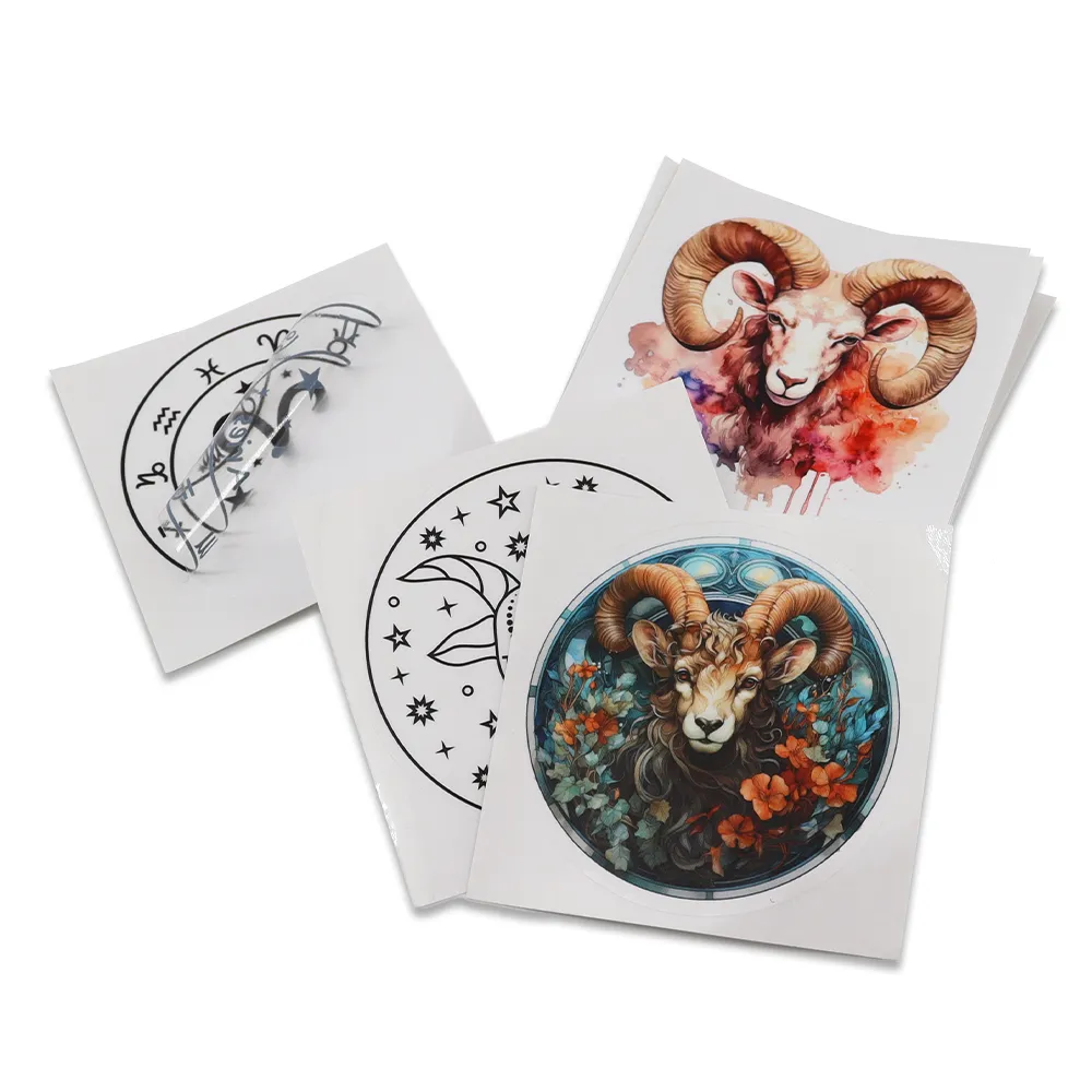 clear sticker printing