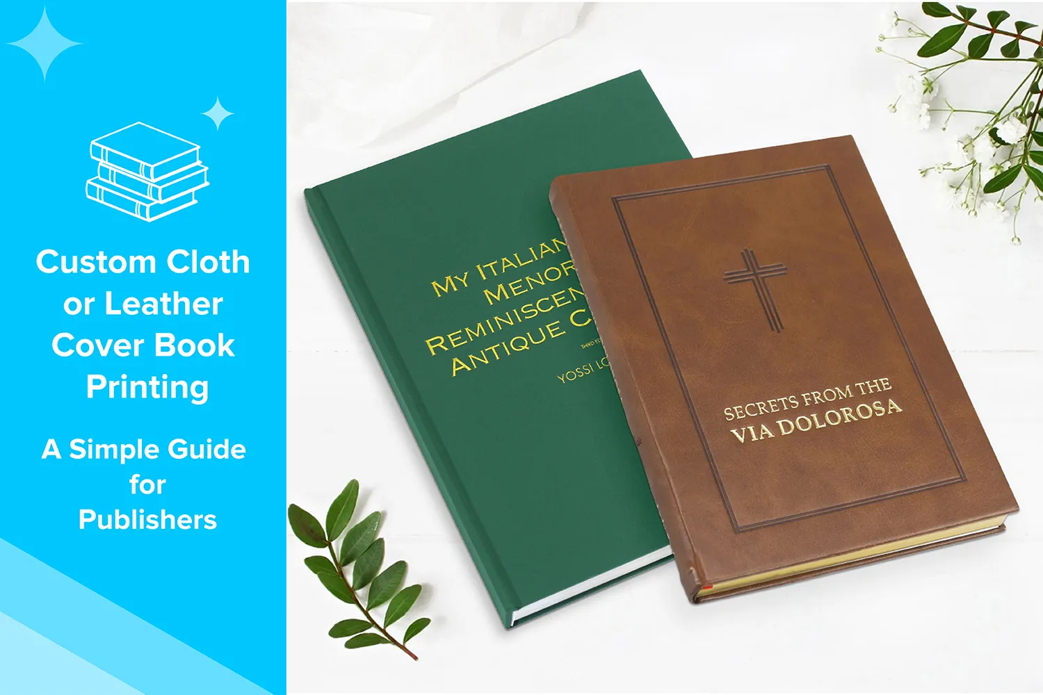 cloth and leather book covers