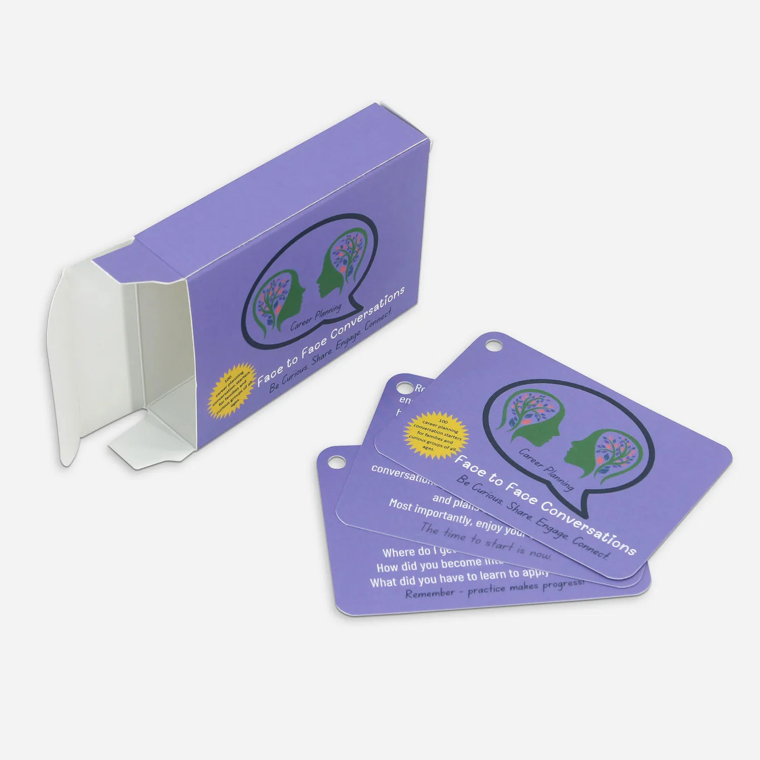 custom cnversation cards