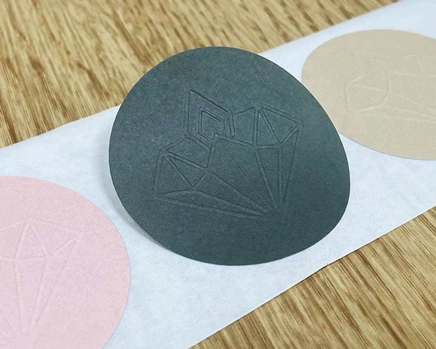emboss sticker printing