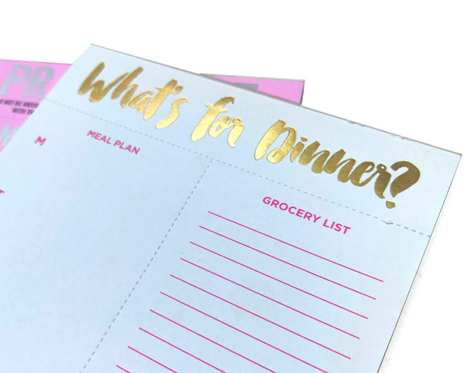 foil stamping notepad