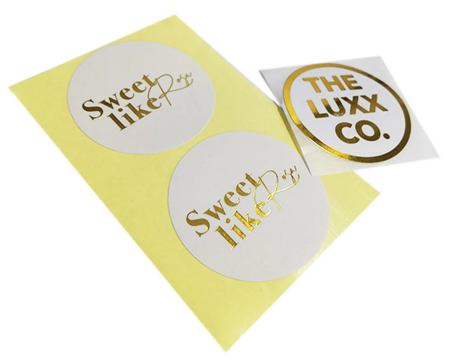 foil sticker printing