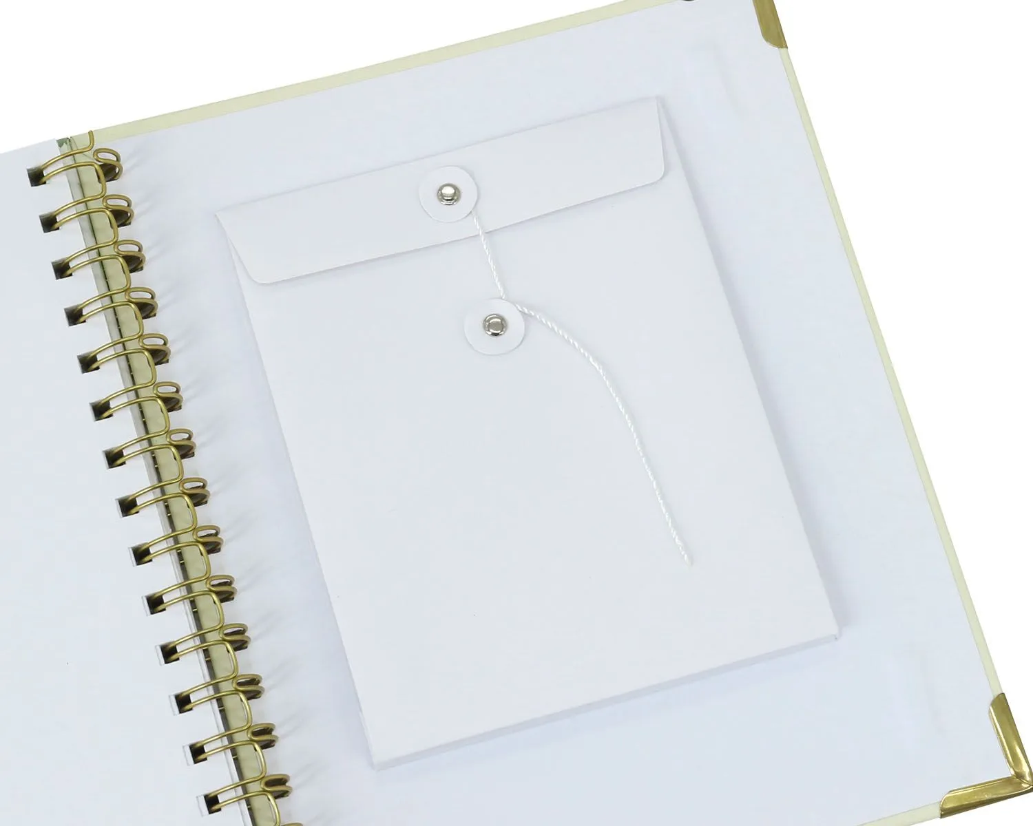notebook with envelope
