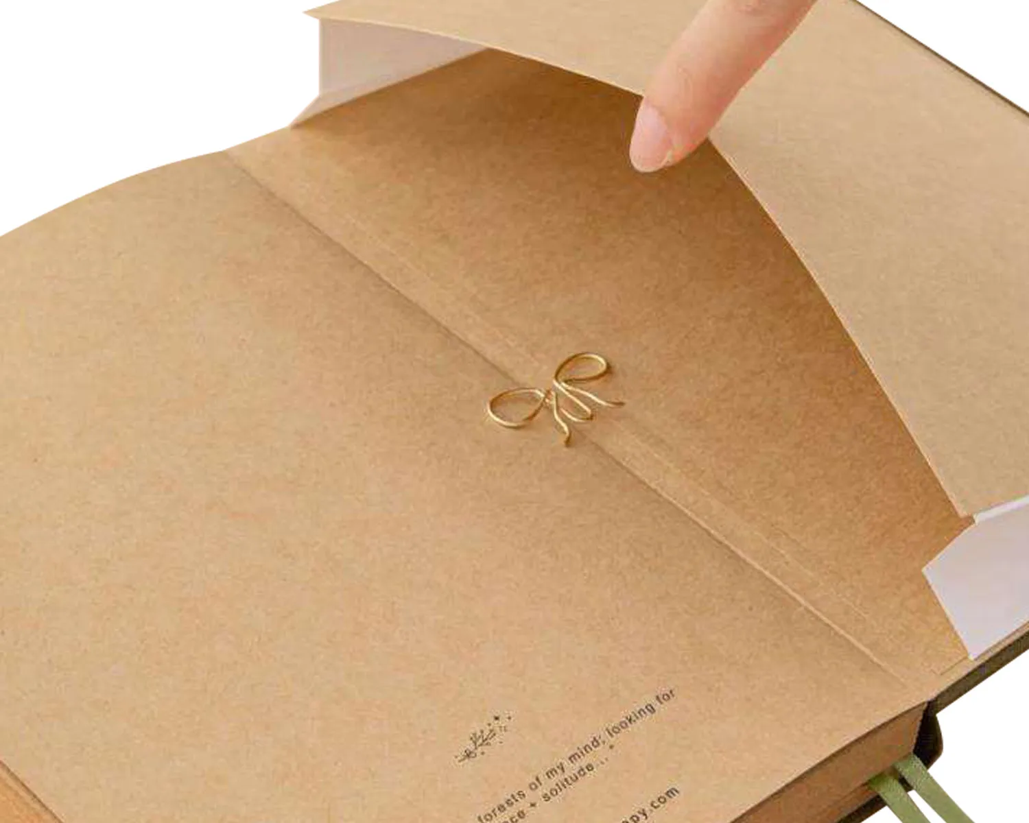 notebook with inner pocket