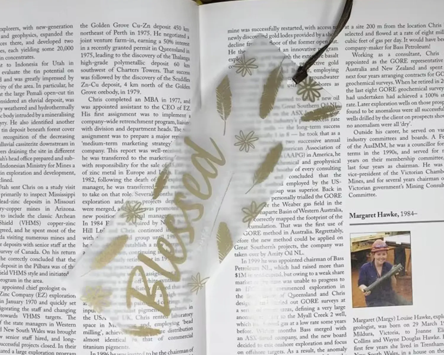 plastic bookmark