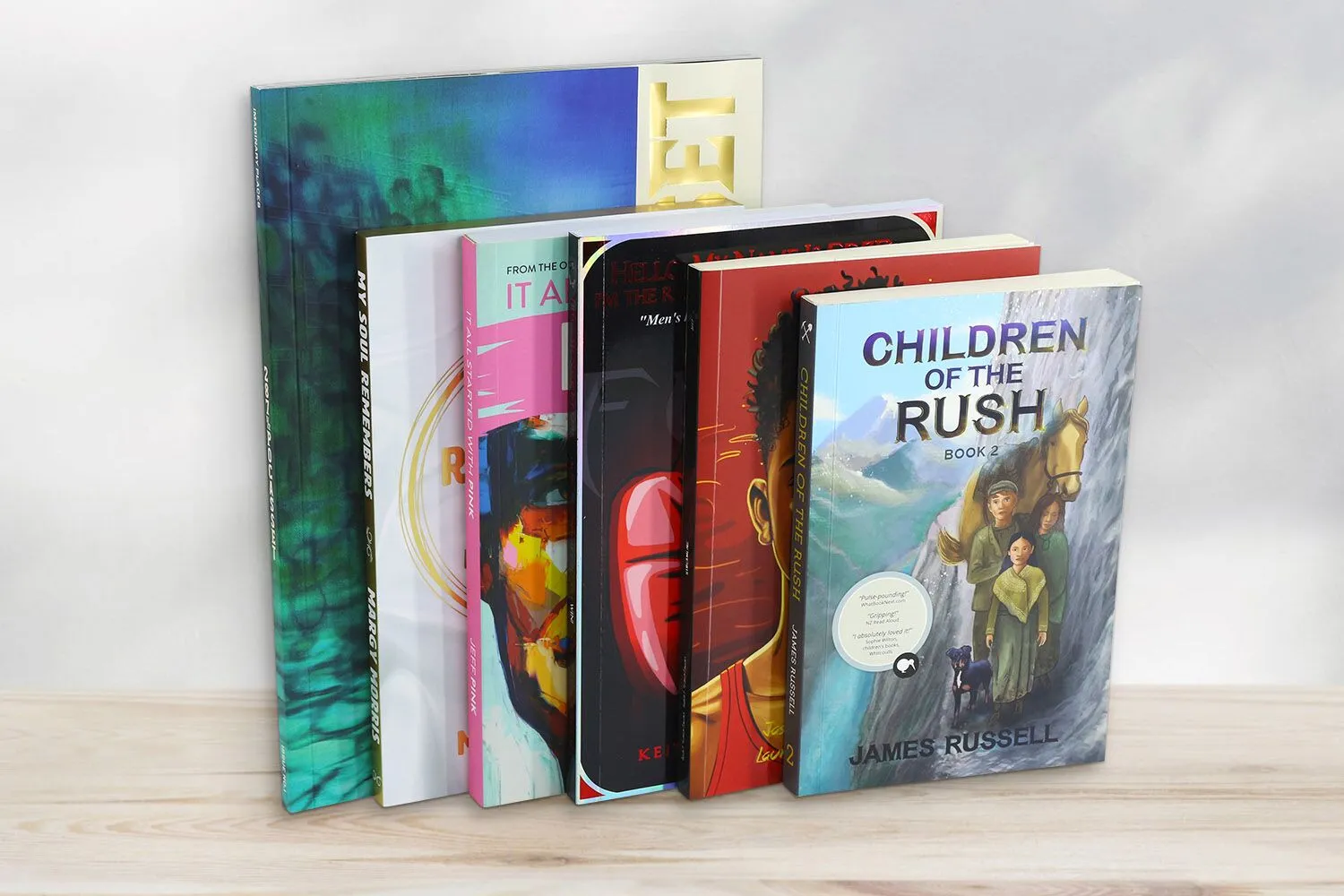 special finish for paperback cover