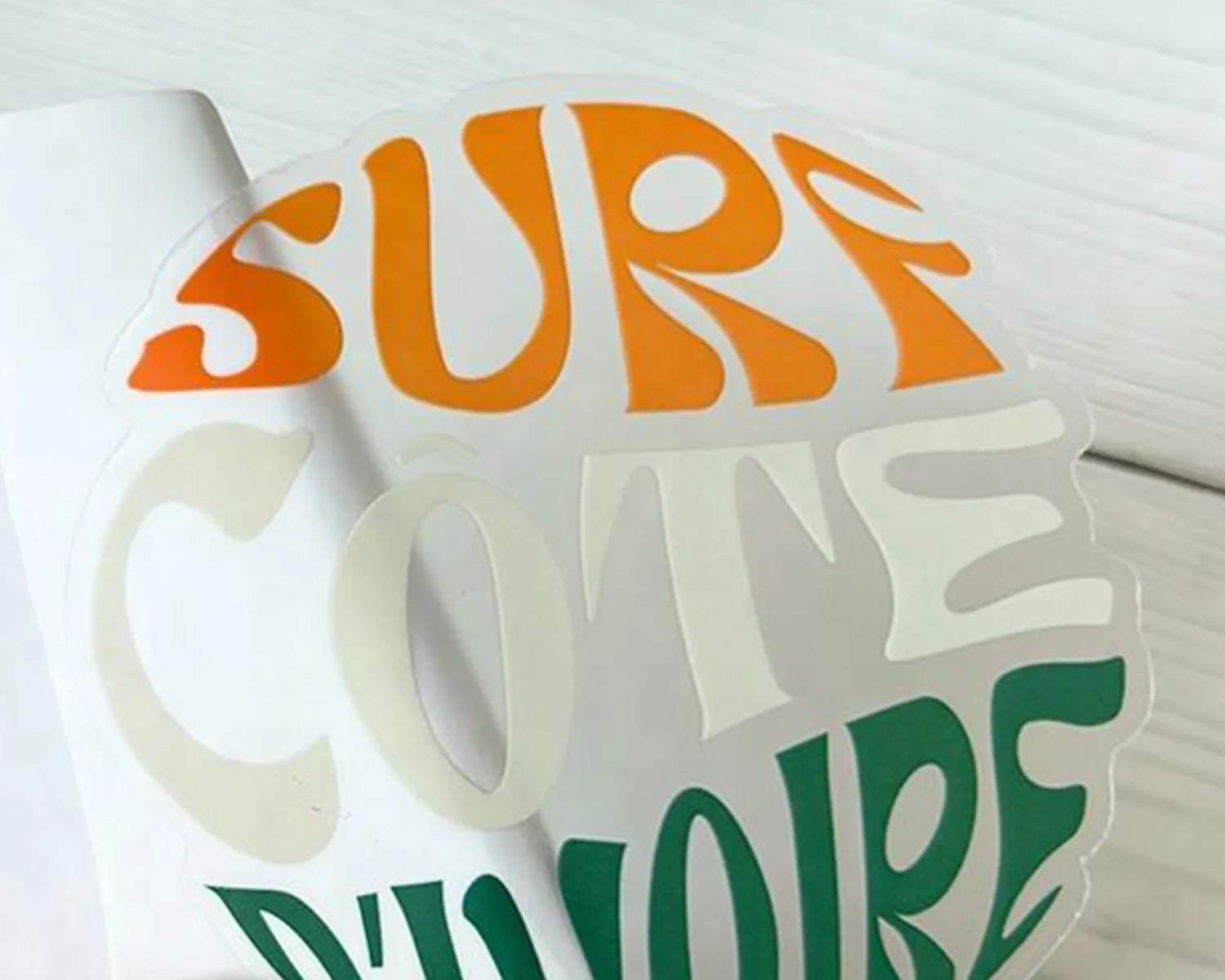 uv printing on clear sticker