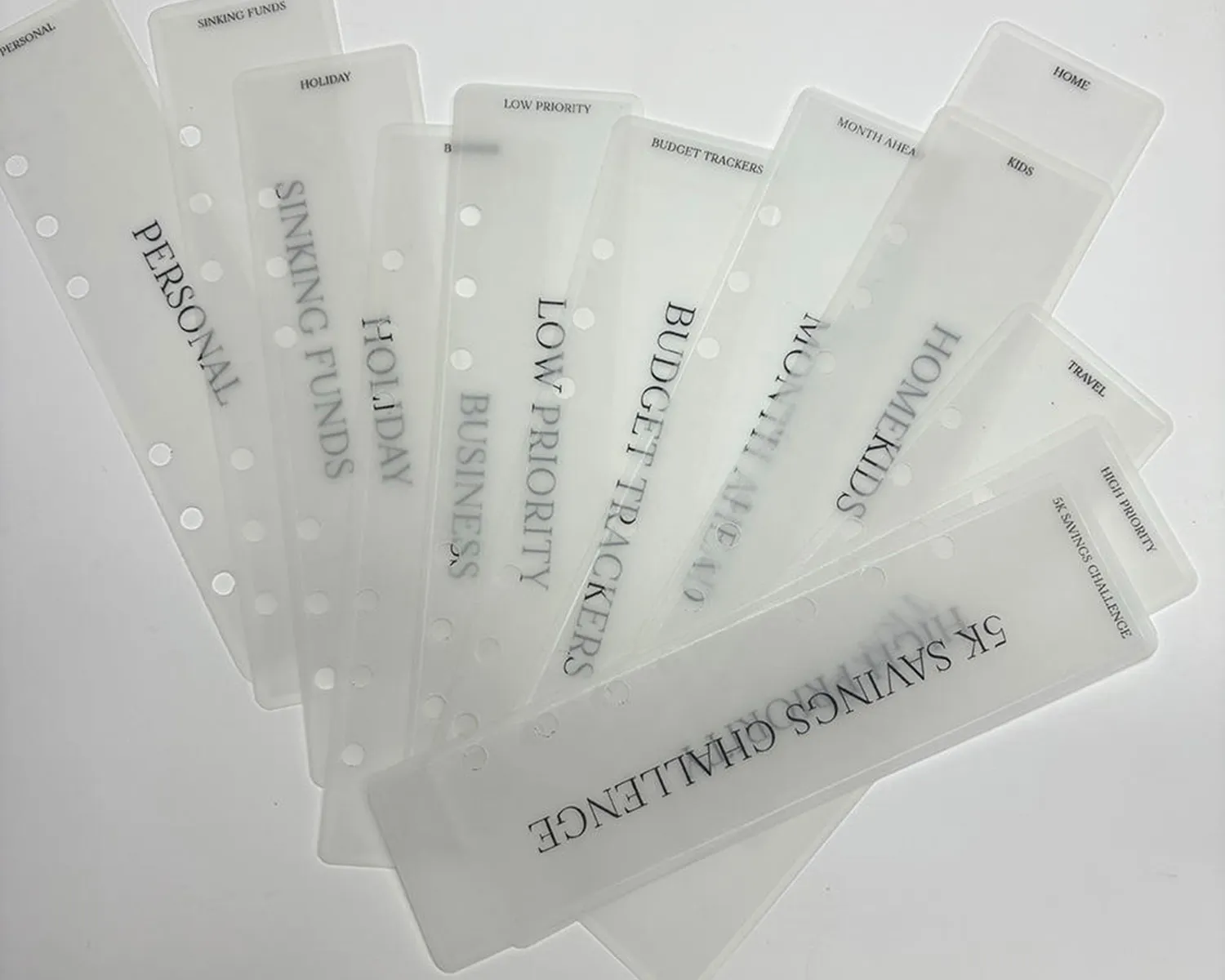 vellum paper bookmark