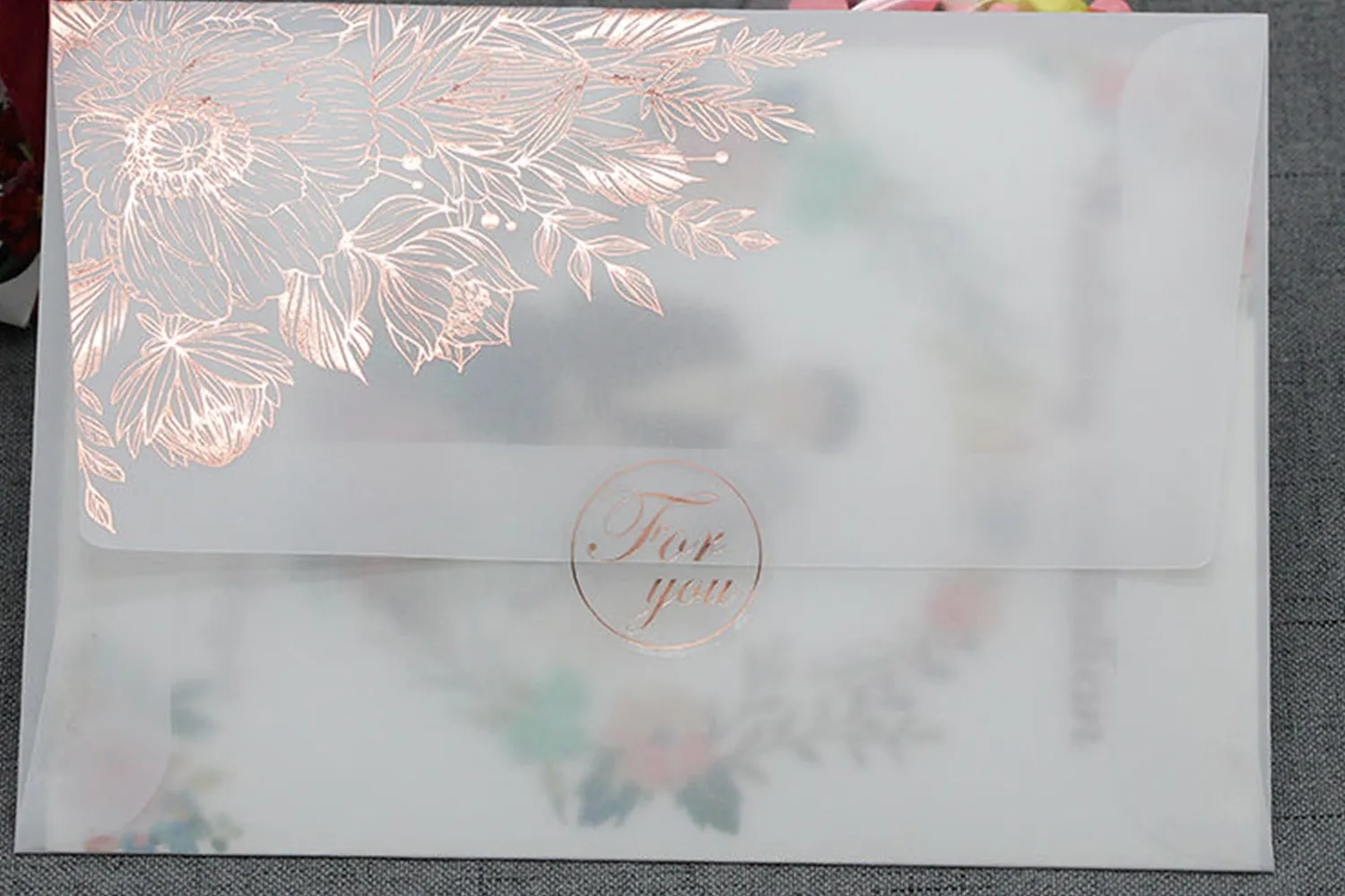 vellum paper envelope