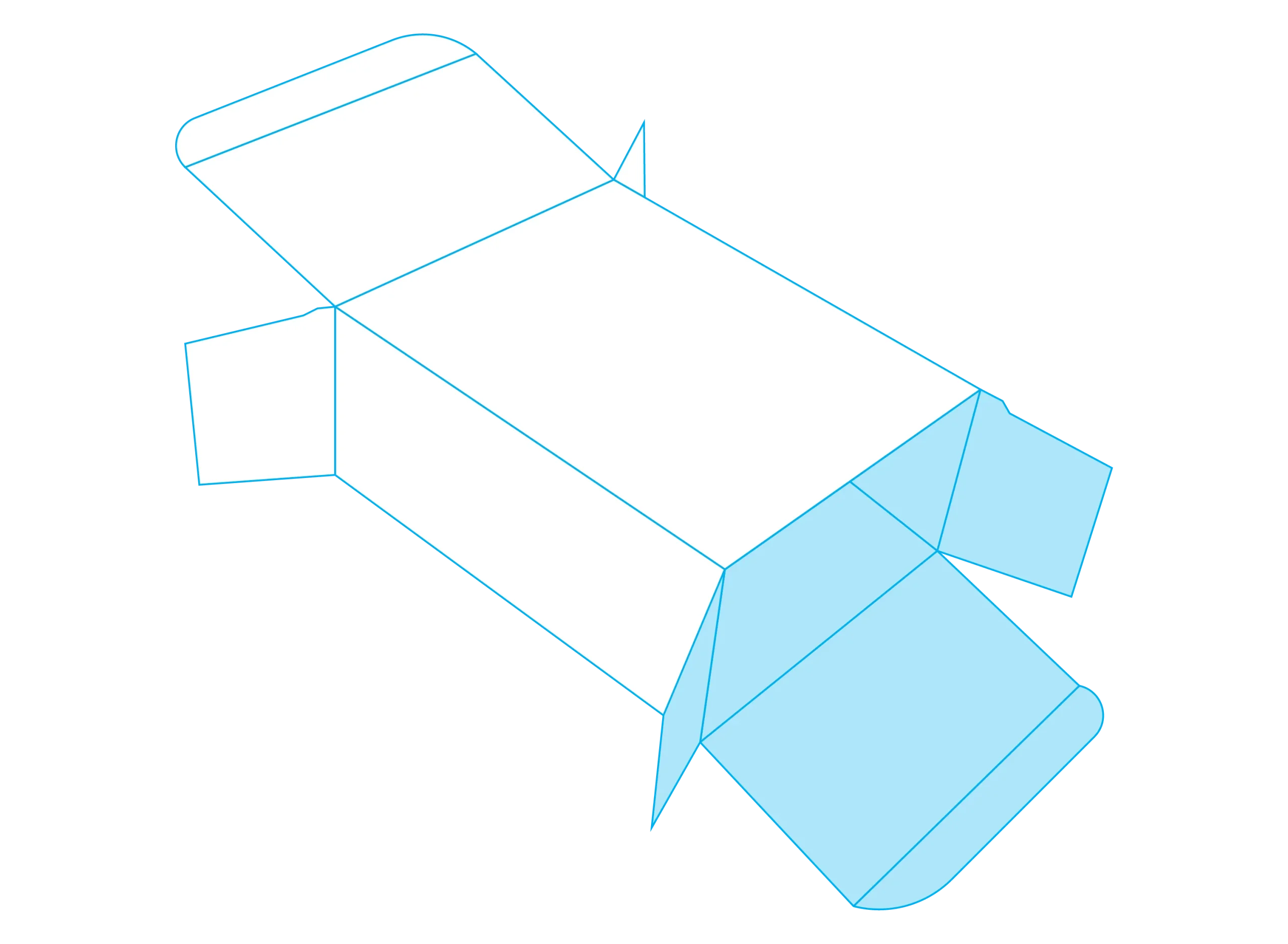 reverse tuck end box