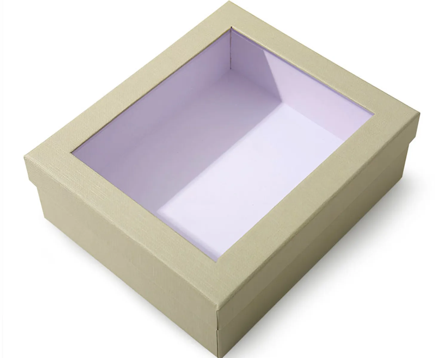 rigid box with display window