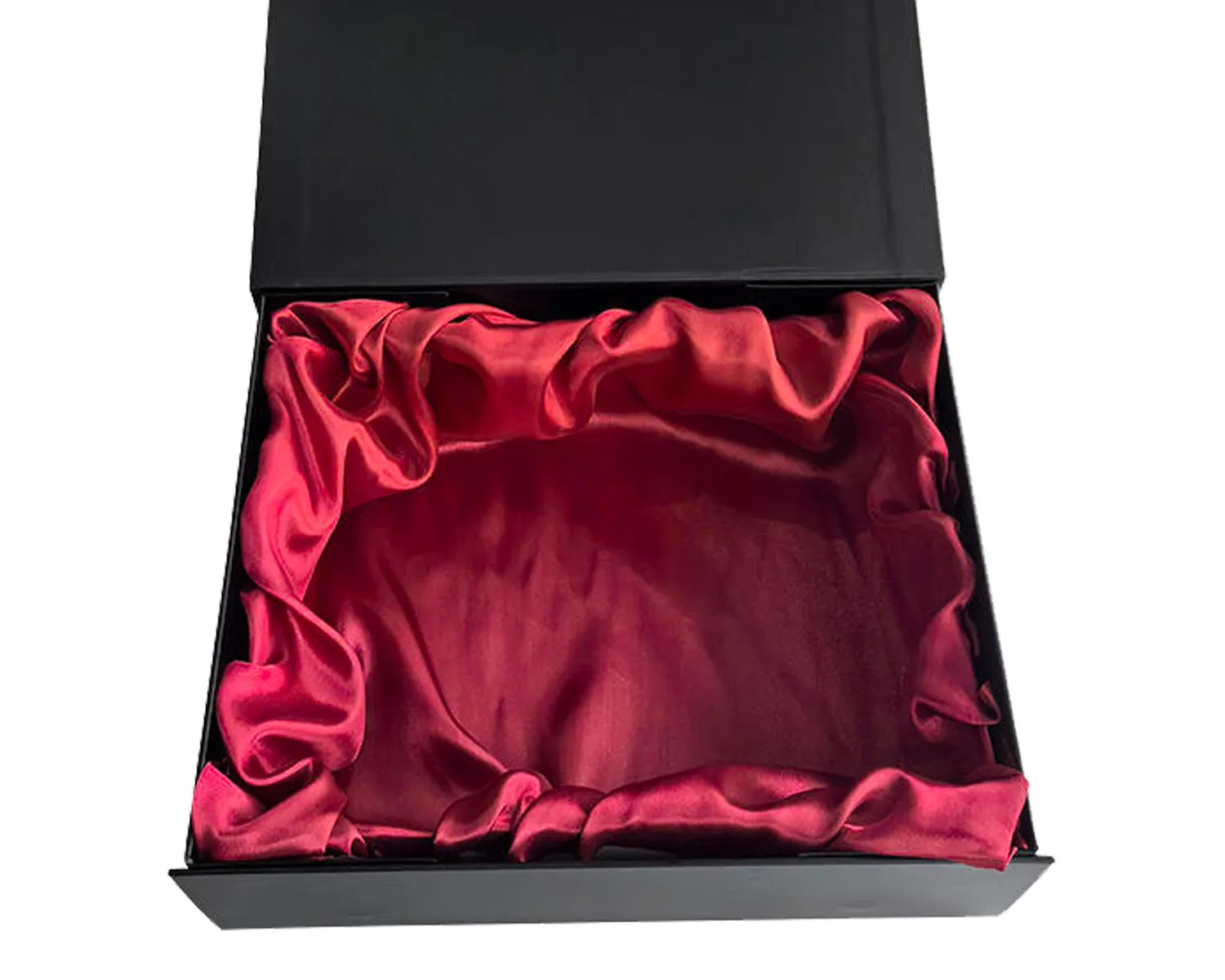 rigid box with lining