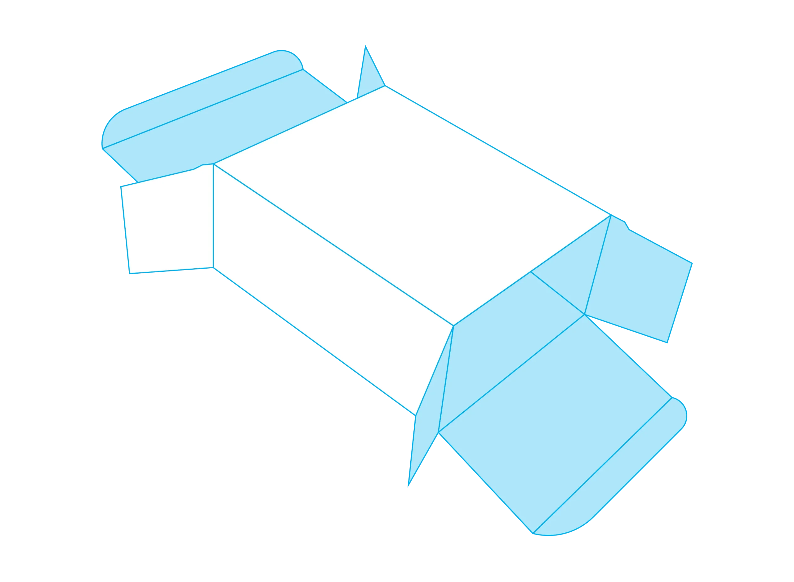 straight tuck end box